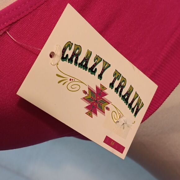 Chic Pink Crochet Halter Bralette - Picture 5 of 9